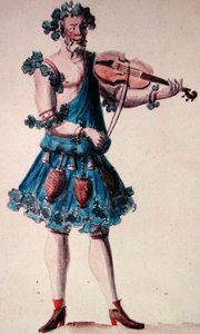 Jelmez a Balett Silene-hez (wc papíron) alkotó: Nicolas Boquet